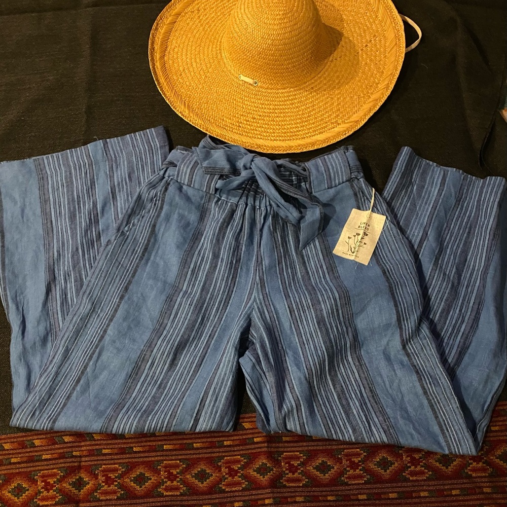 Women’s Indigo Rein linen blend size small